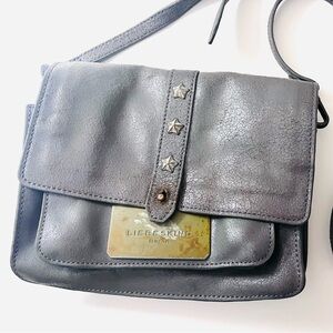 Liebeskind Berlin Gray Leather Crossbody Bag